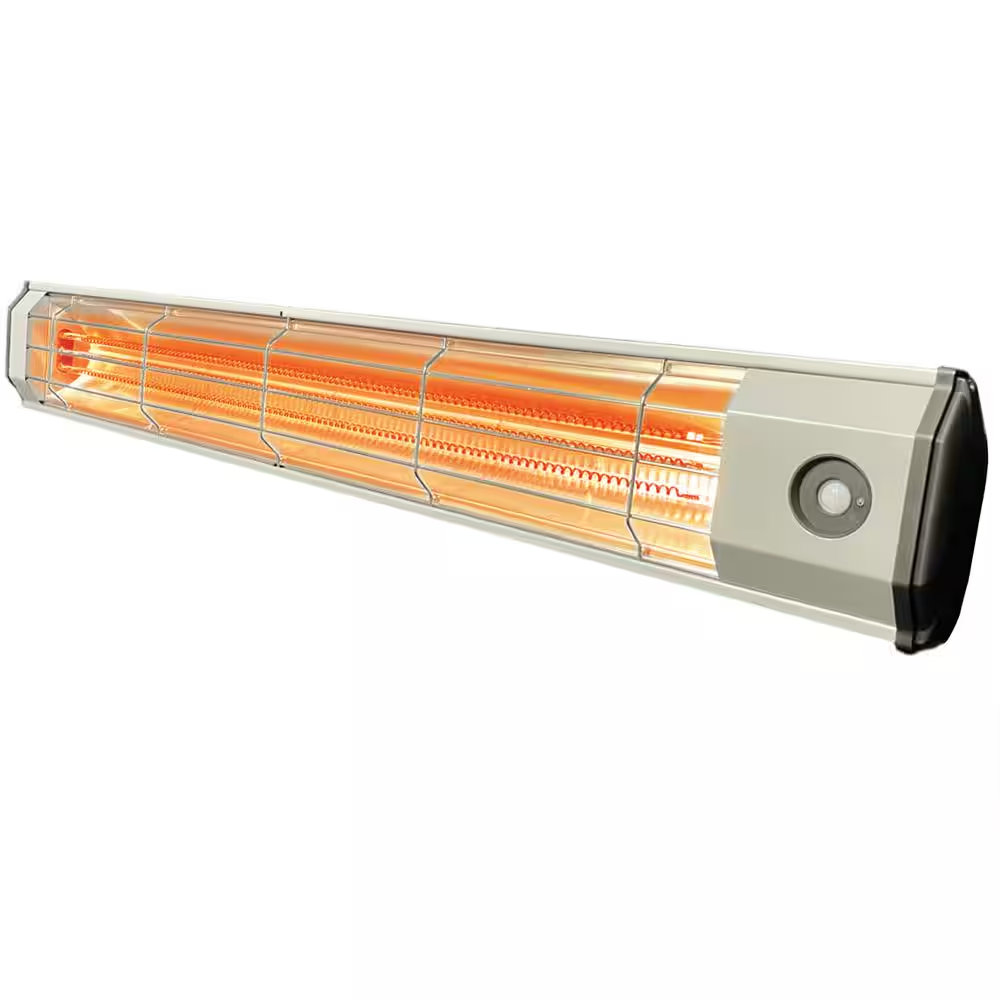 6000-Watt / 20,000-Btus - Infrared Quartz Wi-Fi Enabled Weather-Proof Silent 240-Volt Electric Heater with Motion Sensor