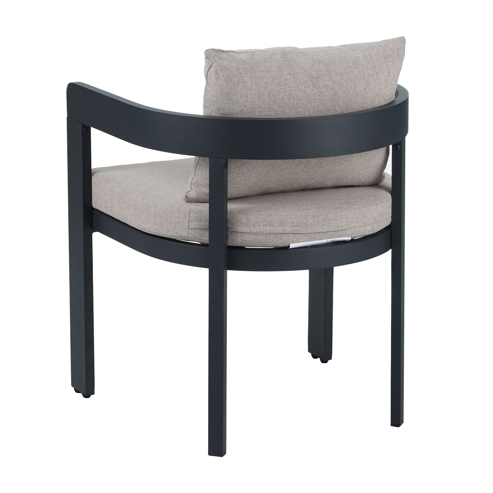 - Ardenvale Outdoor Acacia Wood 5-Piece Dining Set with Aluminum Frame Chairs and Cushions